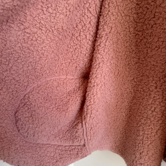 Nordic Beach Sherpa Fleece Wrap One Size Pink Blush - Picture 5 of 7